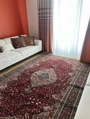 193x293 cm Büyük Boy Türk El Dokuma Halı, Kırmızı Renkli Çiçek Desenli, Harika Ev ve Ofis Dekoru - 4