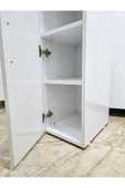Lavanta Mobilya İmalat POSOF MDF BEYAZ SALON DOLABI - KİTAPLIK - VİTRİN (1. Sınıf MDF) - 6