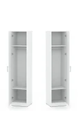 Lavanta Mobilya İmalat AMAZON MDF BEYAZ GARDIROP ( TEK KAPAKLI ) - 3