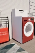 Lavanta Mobilya İmalat Seıne Mdf Çamaşır Makinesi Dolabı Saklama Alanı Mevcut - 1