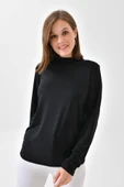 2li Paket Uzun Kollu Bluz - Siyah ve Beyaz - 4