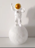 Astronot Şekilli Gece Ve Masa Lambası - 3