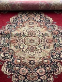 176x299 cm Büyük Boy Kırmızı Renk Halı, Yıkanabilir El Dokuma Nostaljik Halı, Canlı Renkli Şık Ev & Ofis Halısı - 10