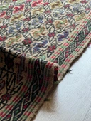 162x235 cm Büyük Boy Türk Halısı, Yıkanabilir Renkli El Dokuma Nostaljik Kilim, Canlı Renkler Şık Ev Dekoru - 2