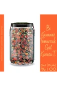 Tomurcuk Turuncu Gül Kurusu Bi Kavanoz 660 cc. Cam Kavanozda Turuncu Renk Kuru Gül Dried Rose Bud - 2