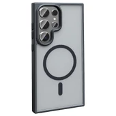 Galaxy S25 Ultra Uyumlu Kılıf Magsafe Şarj Özellikli Mat Arka Yüzey Sio Kapak thumbnail 4