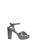 Mg Shoes 2105 Kadın Platform Topuklu Saten Ayakkabı (Yaz 25) - 1