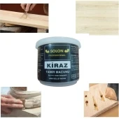 5 Adet Çok Amaçlı Ahşap Parke Masa Sehpa Çizik Çok Amaçlı Tamir Dolgu Macunu Kiraz 240 Gr - 2