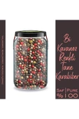 Renkli Karabiber Bi Kavanoz 660 cc. Cam Kavanozda 4 Renk Mix Tane Karabiber 4 Color Peppercorn - 3