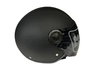 FX-101 Deri Kaplama Siyah Açık Kask thumbnail 3