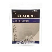 Fladen 4 Yönlü Şeffaf Boncuk 12Li - 1