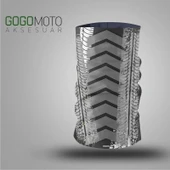 Buff Lastik İzi Gri - 1