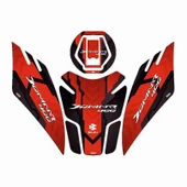 BAJAJ DOMiNAR 250 2020 - 2024 UYUMLU Tank Pad Set - 1