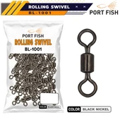 PortFish Rolling Swivel Bilyalı Gross Fırdöndü - 5