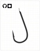 Fudo 3701 Marukaizu Short Black Nikel Olta İğnesi thumbnail 2