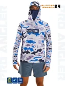 Fujin Pro Angler S24 Buff & Hoodi Natural Blue Camo - 2