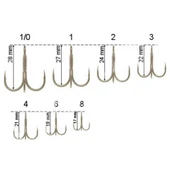Decoy Y-S21 Standart Treble Üçlü 6P Olta İğnesi - 3
