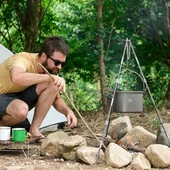 Naturehike ZJ01 Teleskopik 3 Ayaklı Tripod [ Ateş Askısı ] - 3