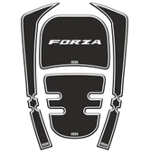 Honda Forza 2018-2020 Beyaz-Siyah Tank Pad - 1