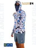 Fujin Pro Angler S24 Buff & Hoodi Natural Blue Camo - 1
