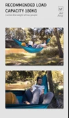 Naturehike Ultralight Swing Tek Kişilik Hamak |340T Pongee| - 6