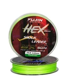 Fujin Hex Braid 8x  Fluo Green PE İP Shock Leader 50 mt - 2