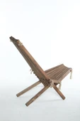 WoodenWorker Katlanır Ahşap Sandalye Relax Chair Terapi Sandalyesi - 4