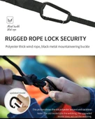 Naturehike Ultralight Swing Tek Kişilik Hamak |340T Pongee| - 4