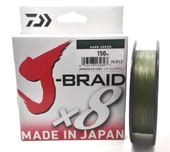Daiwa J-Braid X8 Dark Green Olta Misinası 150Mt thumbnail 2