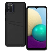 FitCase Samsung Galaxy A02s Kılıf Proda Deri Çift Kartlık Cepli Kapak - 7