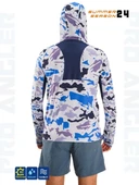 Fujin Pro Angler S24 Buff & Hoodi Natural Blue Camo - 3