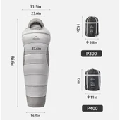 Naturehike Penguin Pamuklu Uyku Tulumu  Broad Cold Brown P300 - 2