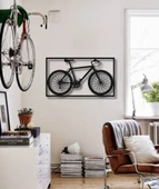 Bisiklet Metal Duvar Dekoru Çerçeveli Bisiklet Model Dekorasyon Ürünü - 3