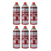 Big Fire Power 227gr Valfli Gaz Kartuşu  Altılı Set - 1