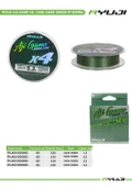 Ryuji Aji Game x4 Süper Smooth İp Misina  Dark Green 150 MT 0,02 MM - 3