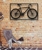 Bisiklet Metal Duvar Dekoru Çerçeveli Bisiklet Model Dekorasyon Ürünü - 4