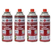 Big Fire Power 227gr Valfli Gaz Kartuşu Dörtlü Set - 1