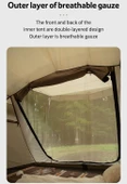 Naturehike Glamping UPF50+ Aries Beta 4-6 Kişilik Tünel Çadır - 11
