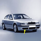 Skoda Octavia A4 2001-2009 Ön Tampon Sağ Kapak Izgarası 1U0807368B thumbnail 1