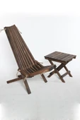 WoodenWorker Katlanır Ahşap Sandalye Takımı - 2