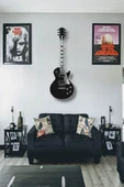 ELEKTRO GİTAR METAL DUVAR DEKORU GİBSON LES PAUL DUVAR DEKORU - 4
