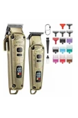 Orijinal V-643 Profesyonel Set Yıkanabilir Sakal Saç Kesme Şarj Edilebilir - 5