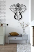 FİL ELEPHANT METAL DUVAR DEKORU - 1