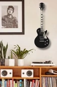 ELEKTRO GİTAR METAL DUVAR DEKORU GİBSON LES PAUL DUVAR DEKORU - 2