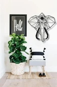 FİL ELEPHANT METAL DUVAR DEKORU - 4