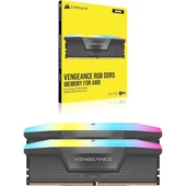 CORSAIR 32GB (2X 16GB) DDR5 6000MHZ CL28 RGB DUAL KIT PC RAM VENGEANCE CMH32GX5M2B6000Z28 - 4