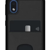 FitCase Samsung Galaxy A01 Core Kılıf Proda Deri Tek Kartlık Cepli Kapak - 6
