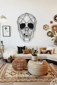 KURUKAFA SKULL METAL DUVAR DEKORU - 4