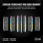 CORSAIR 32GB (2X 16GB) DDR5 6000MHZ CL28 RGB DUAL KIT PC RAM VENGEANCE CMH32GX5M2B6000Z28 - 2
