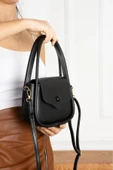 Kadın Çift Saplı Mıknatıs Kapamalı Çapraz Çanta thumbnail 3